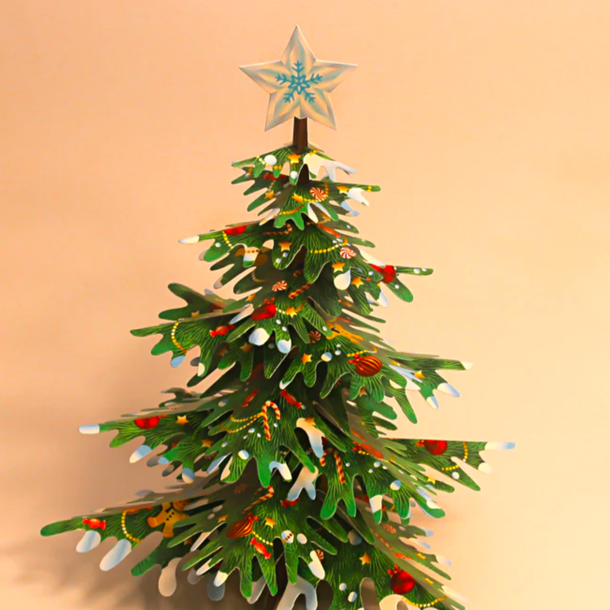 KiyomeKraft Paper Christmas Tree : DIY Paper Craft Kit