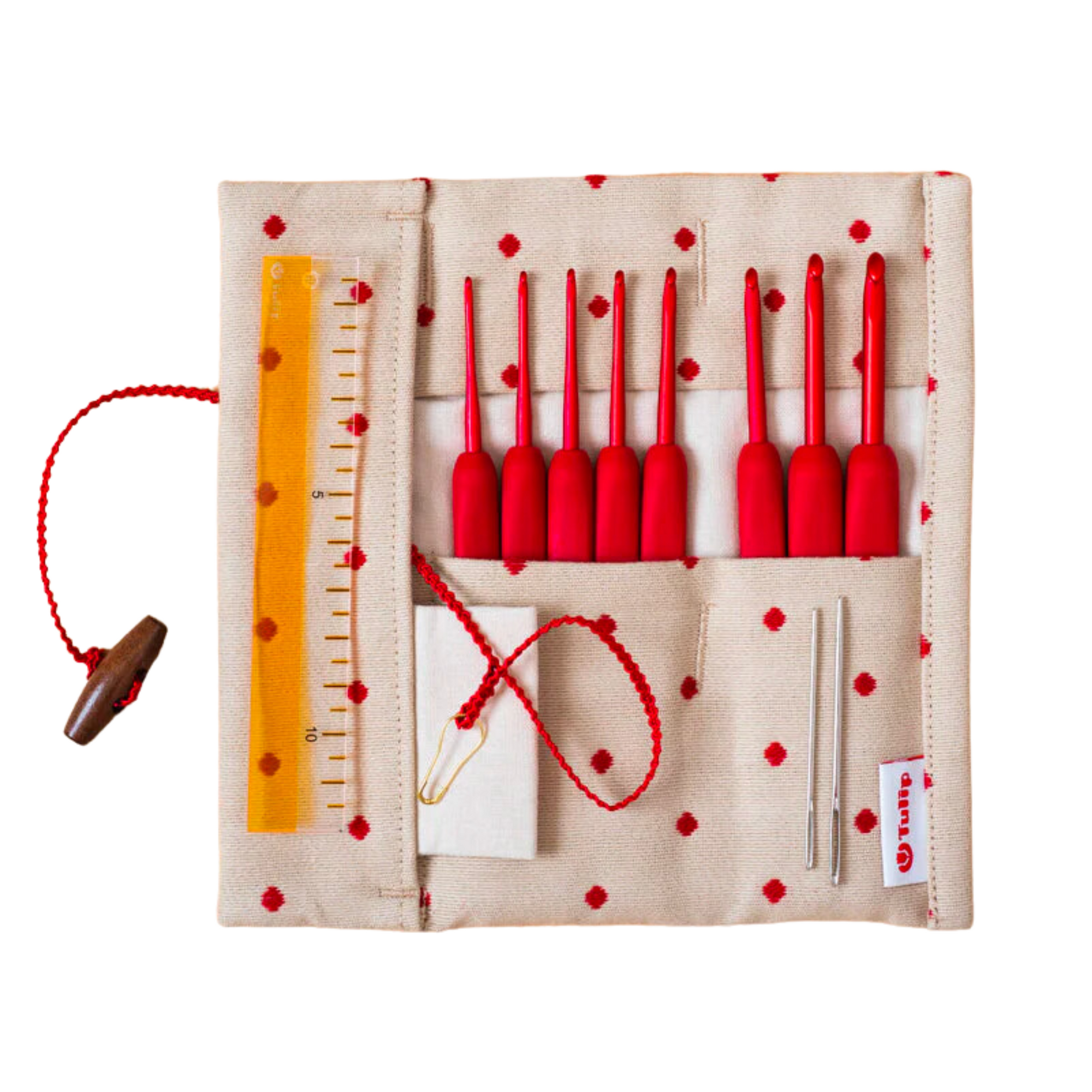 Tulip Etimo Red Crochet Hook Set