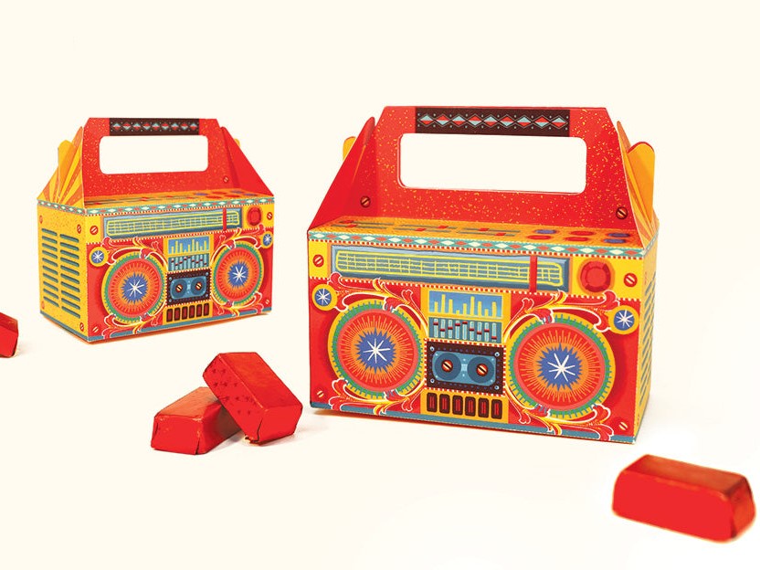 DIY Gift Boxes | Retro Boombox | Set Of 10 pieces